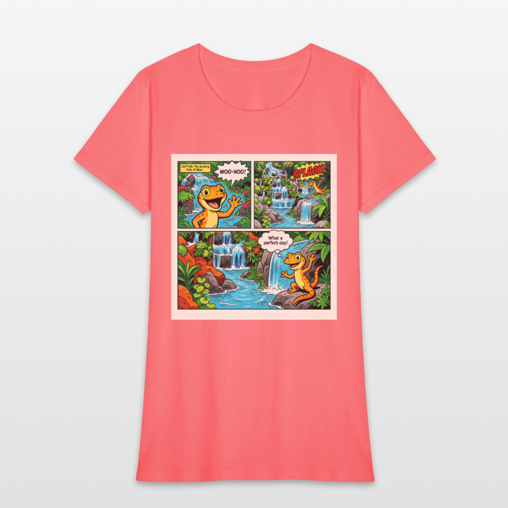 Comic Lizard - coral