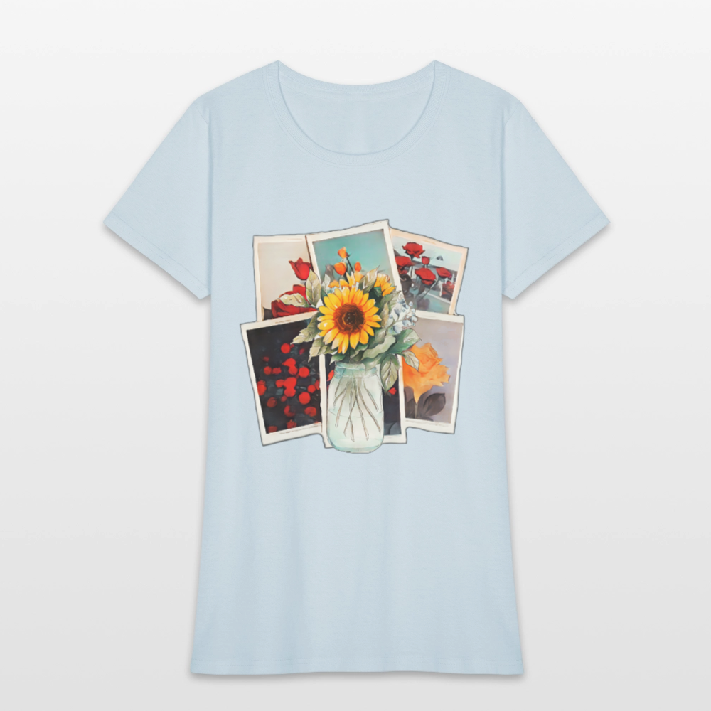 Flowers - light blue