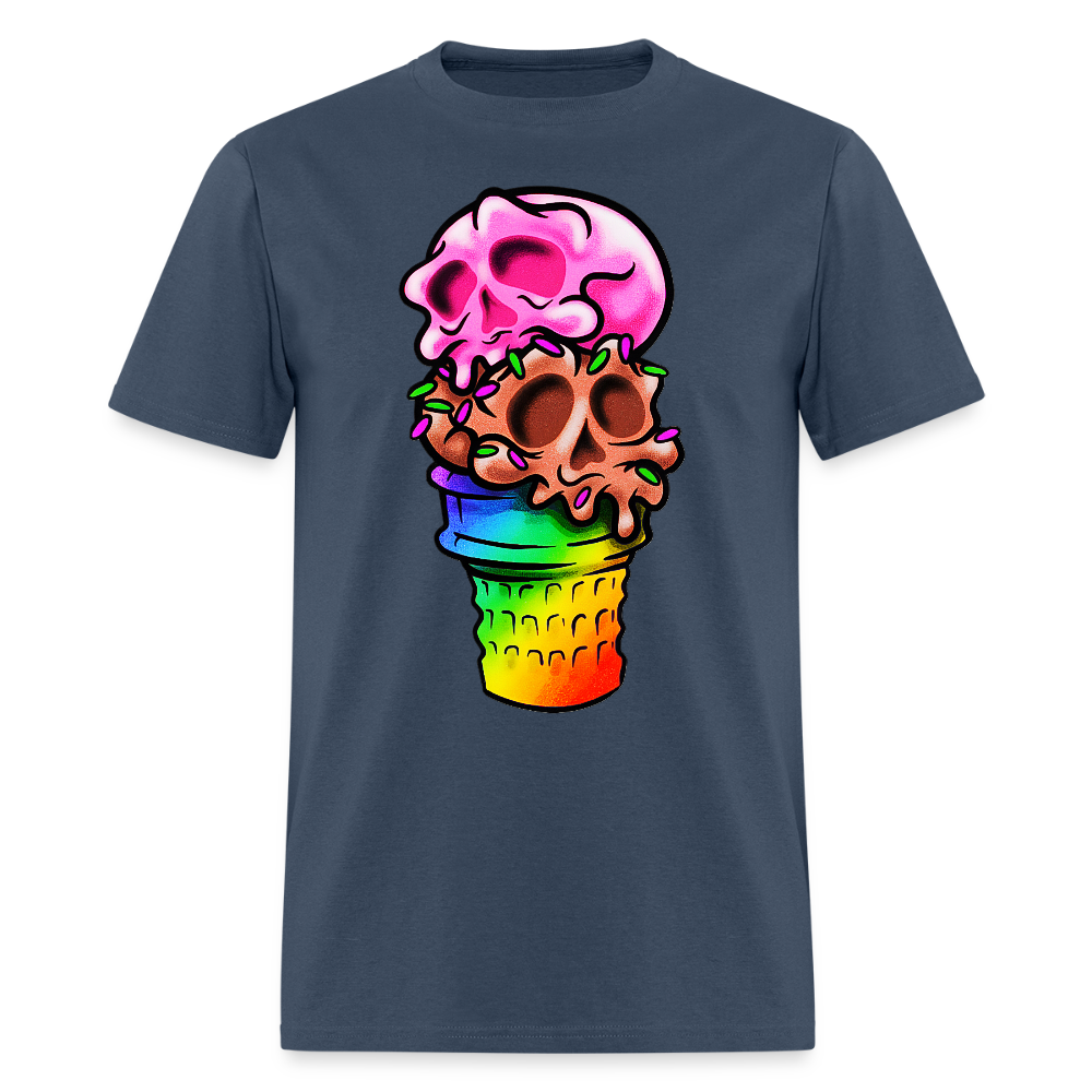 Cone Skull -  blue dusk