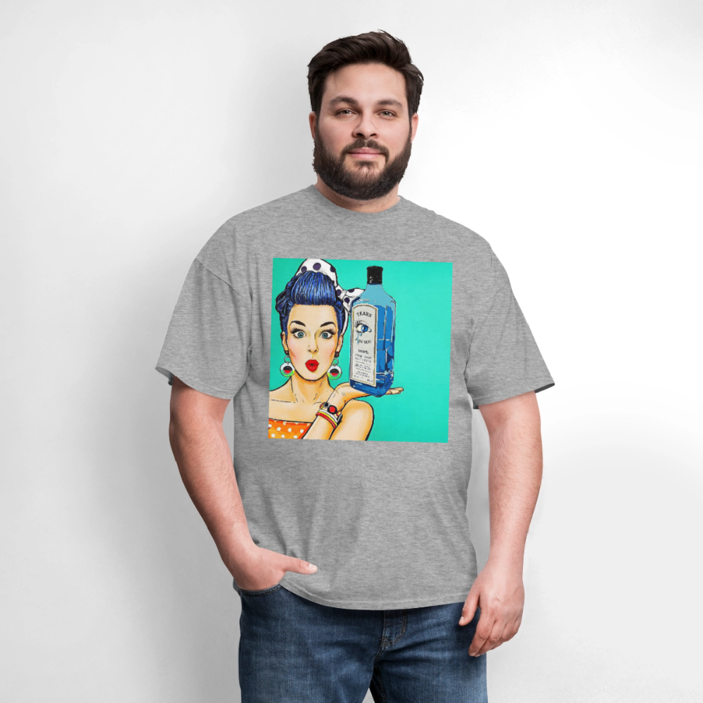 Retro Woman - heather gray