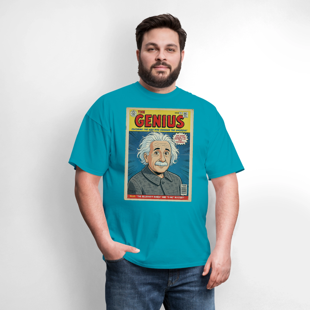 Albert Einstein #1 - turquoise