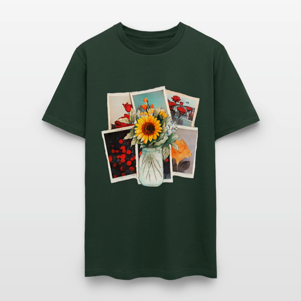 Flowers - forest green