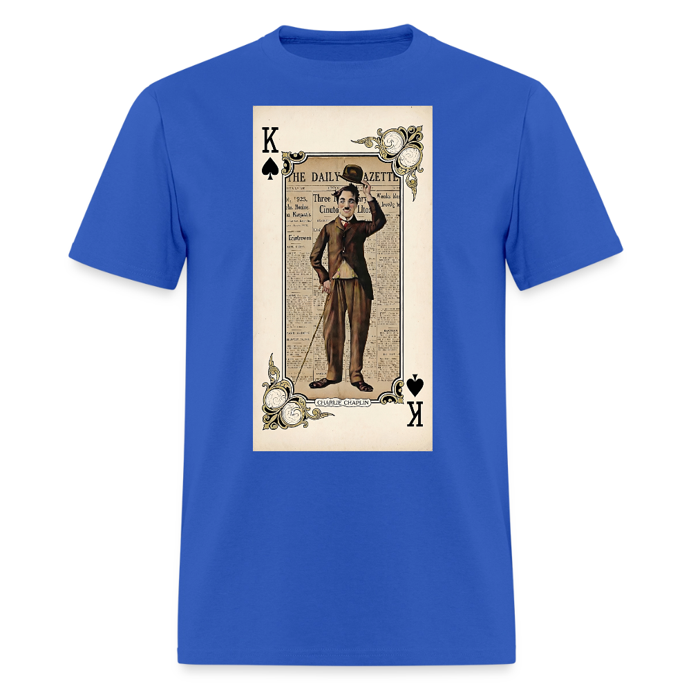 Charlie Chaplin - royal blue