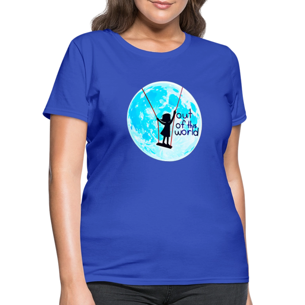 Out of this world - royal blue