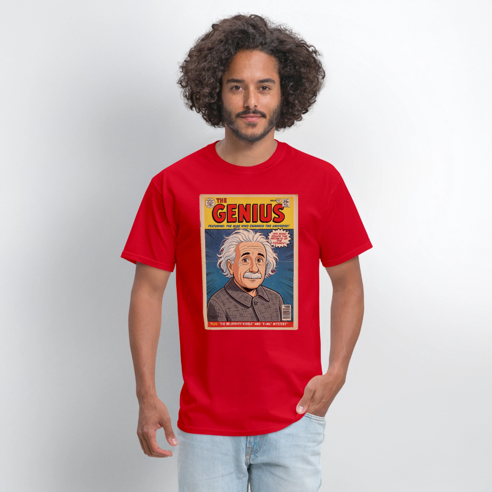 Albert Einstein #1 - red