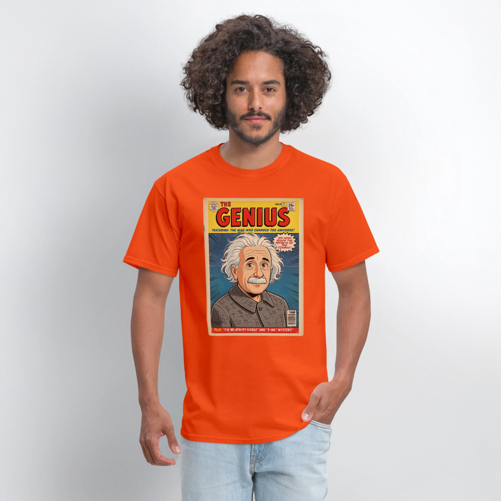 Albert Einstein #1 - orange