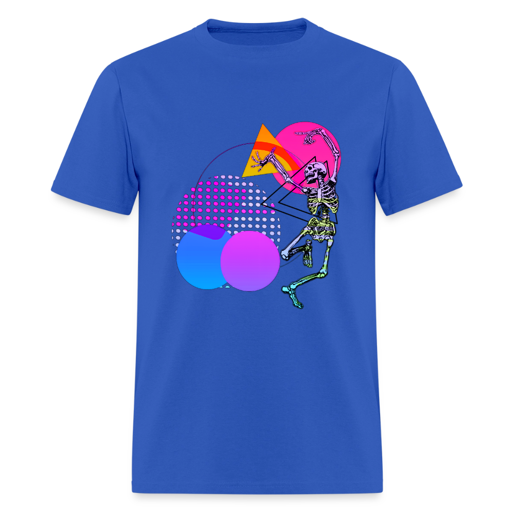 Dancing Skelton - royal blue