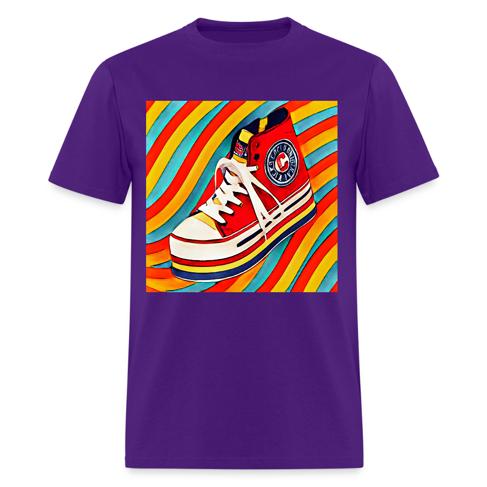 High Top Sneaker - purple