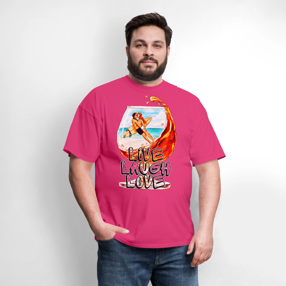 Live, Laugh, Love - fuchsia