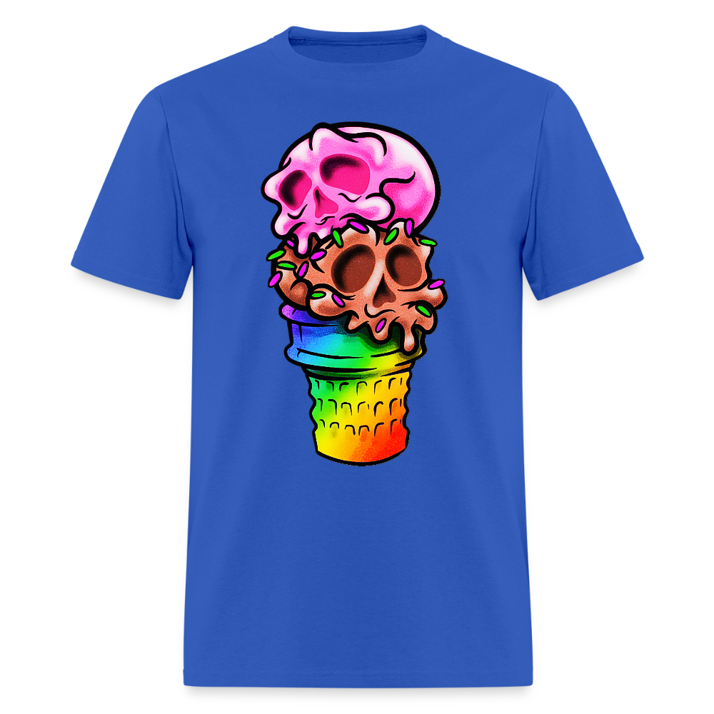 Cone Skull - royal blue