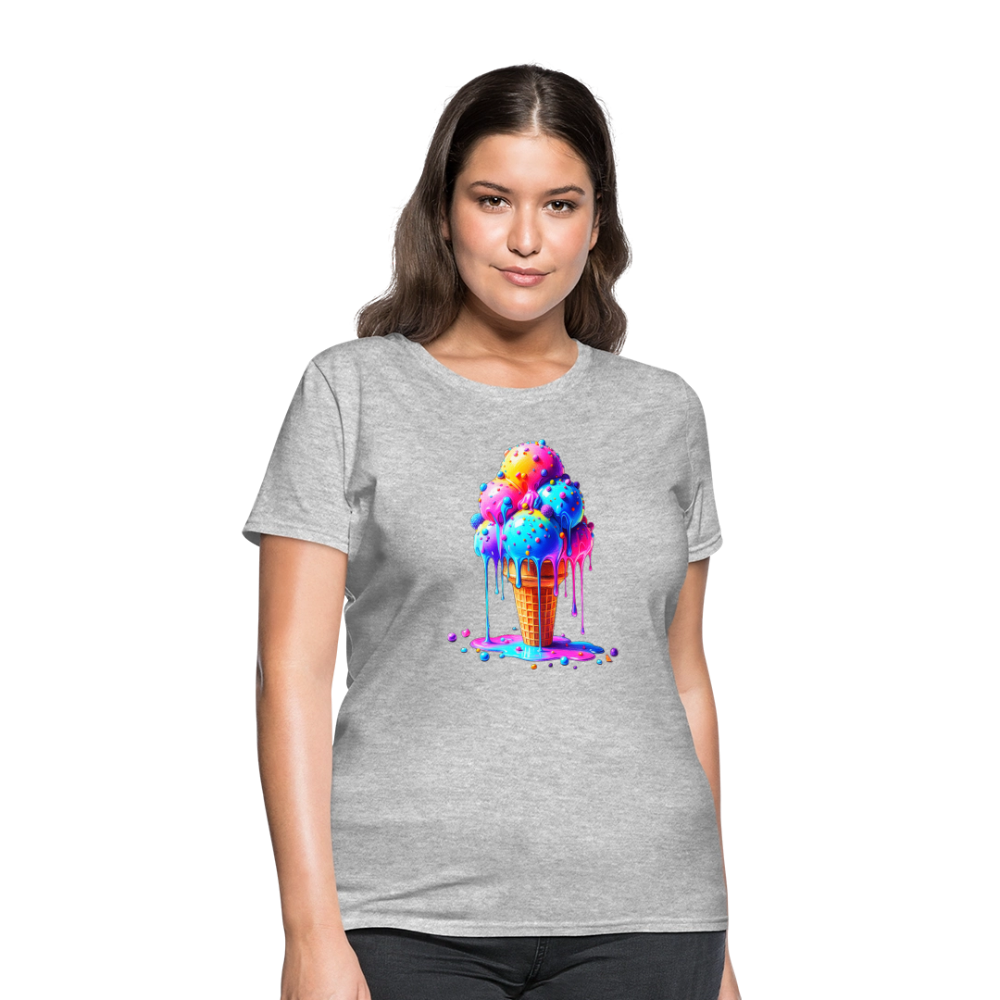 Melting Rainbow - heather gray