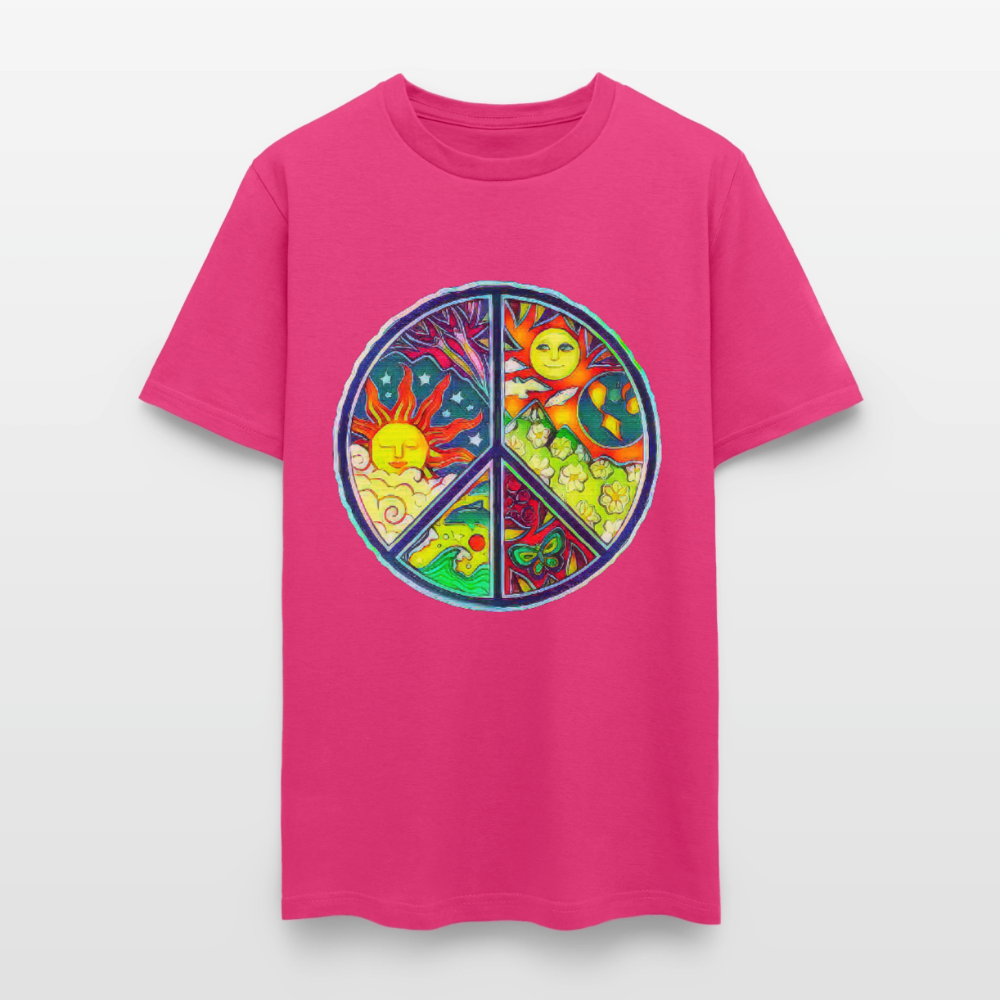 Peace - fuchsia