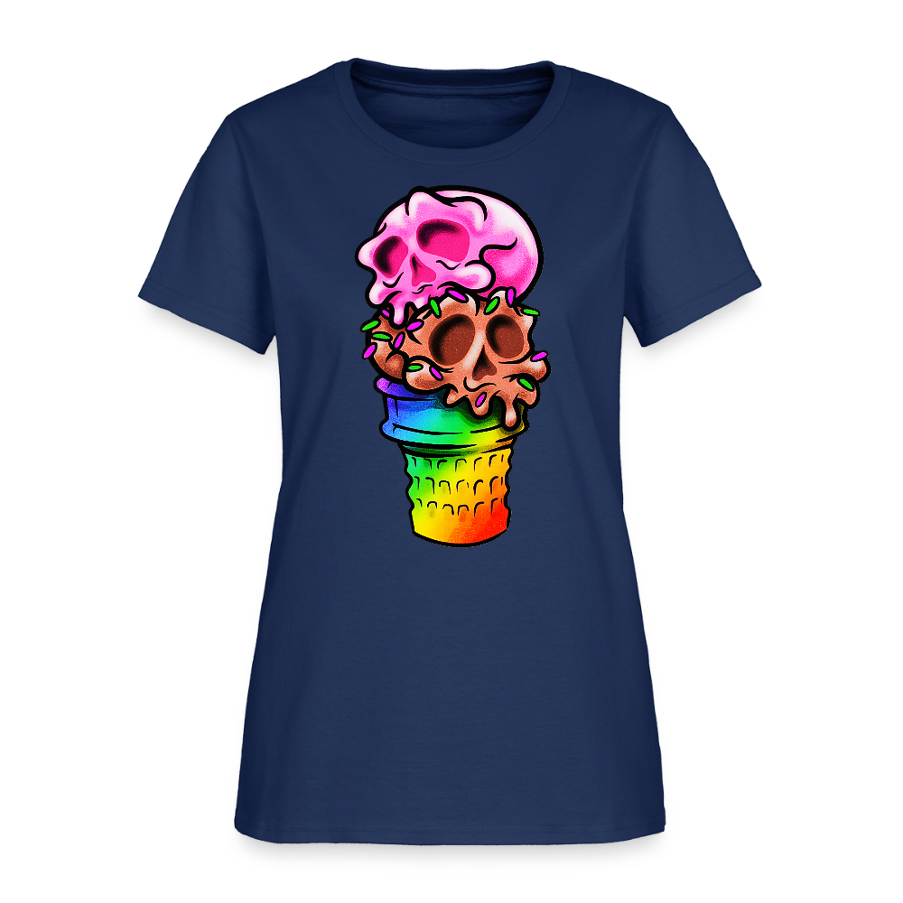 Cone Skull -  blue dusk