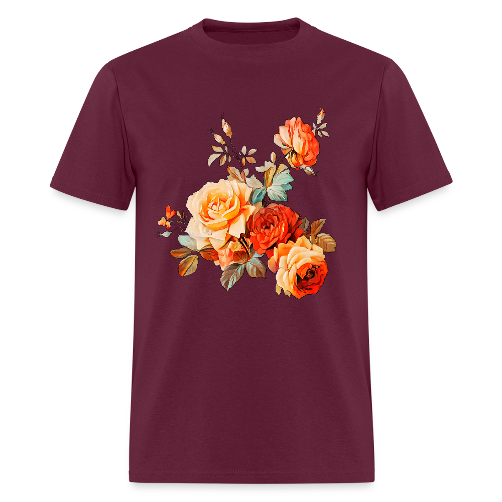 English Bouquet - burgundy