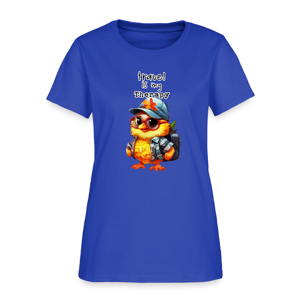 Travel Is My Therapy - royal blue
