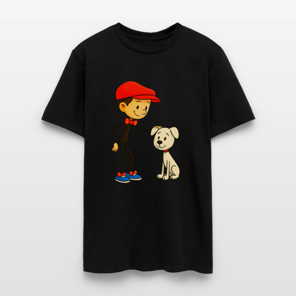 Dog And His Best Friend - black