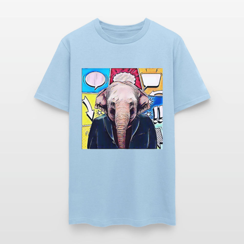 Elephant Party - powder blue