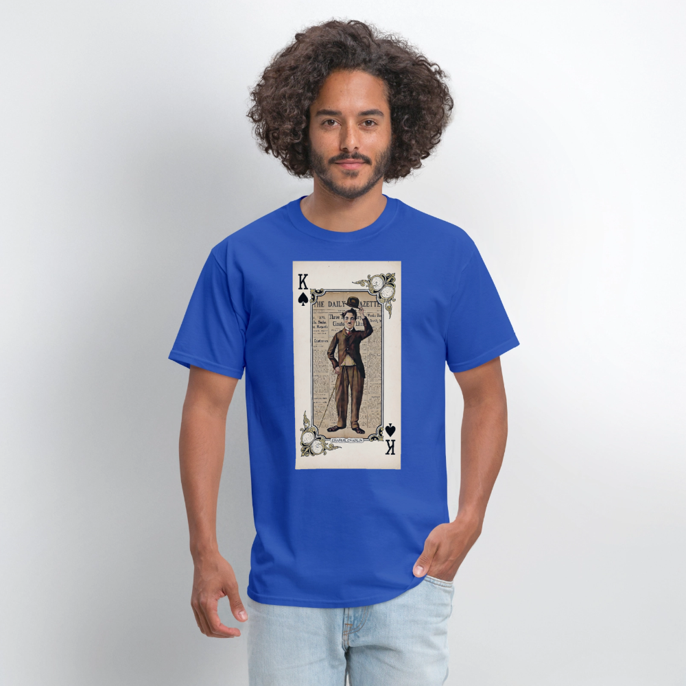 Charlie Chaplin - royal blue
