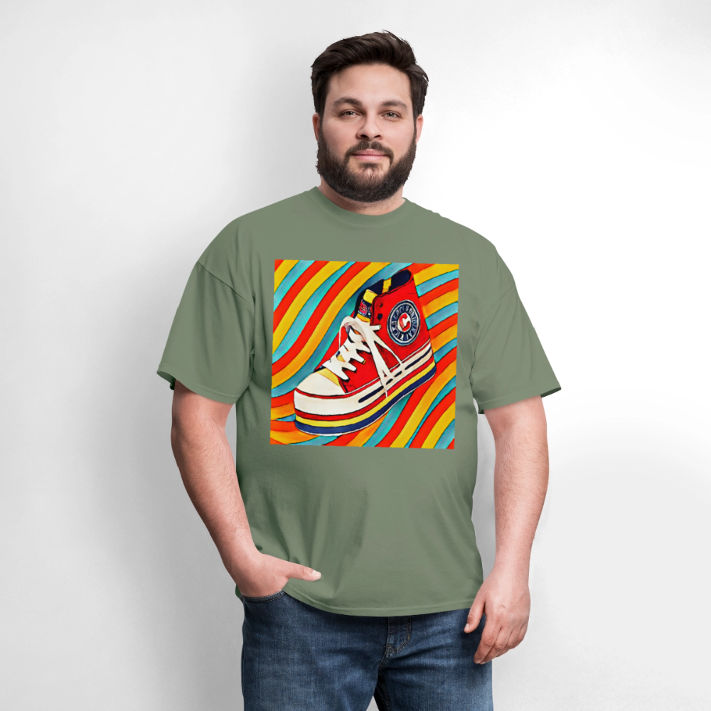 High Top Sneaker - military green