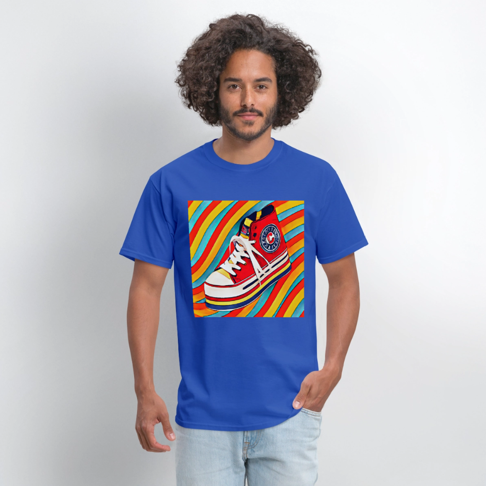 High Top Sneaker - royal blue