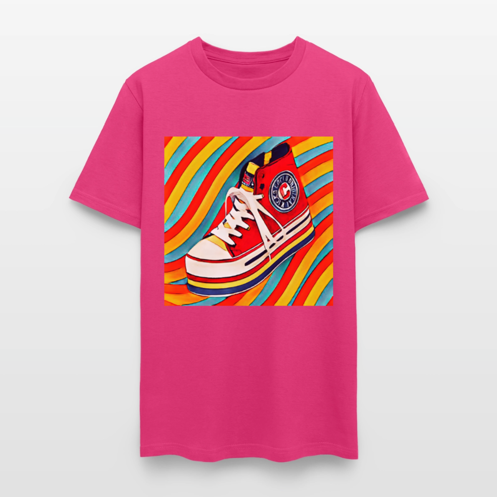 High Top Sneaker - fuchsia