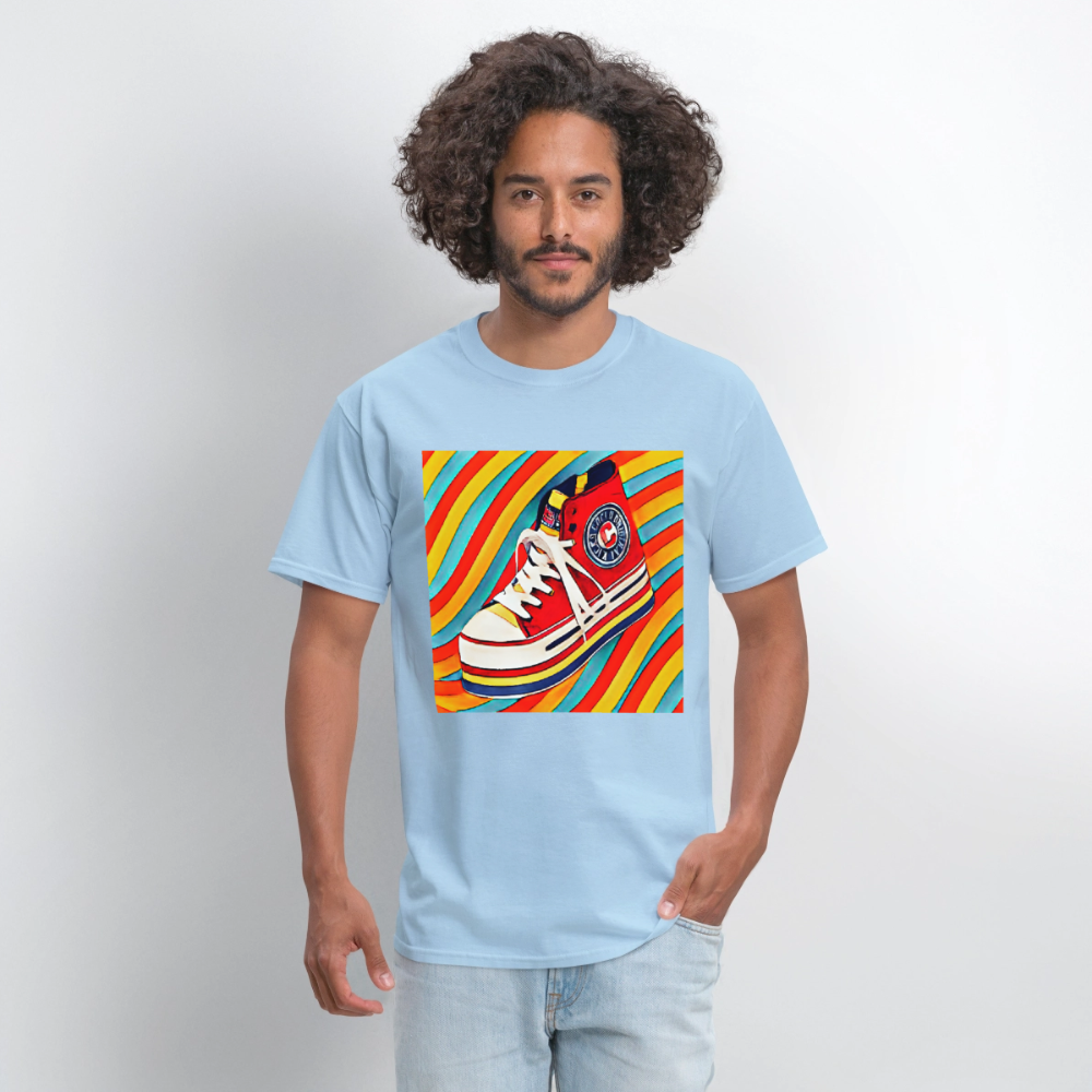 High Top Sneaker - powder blue