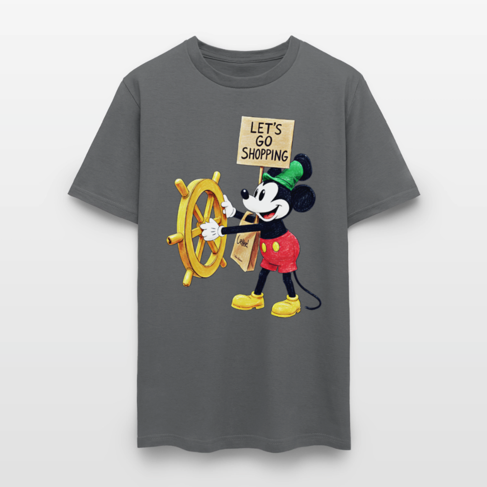 Let's Go Shopping - charcoal