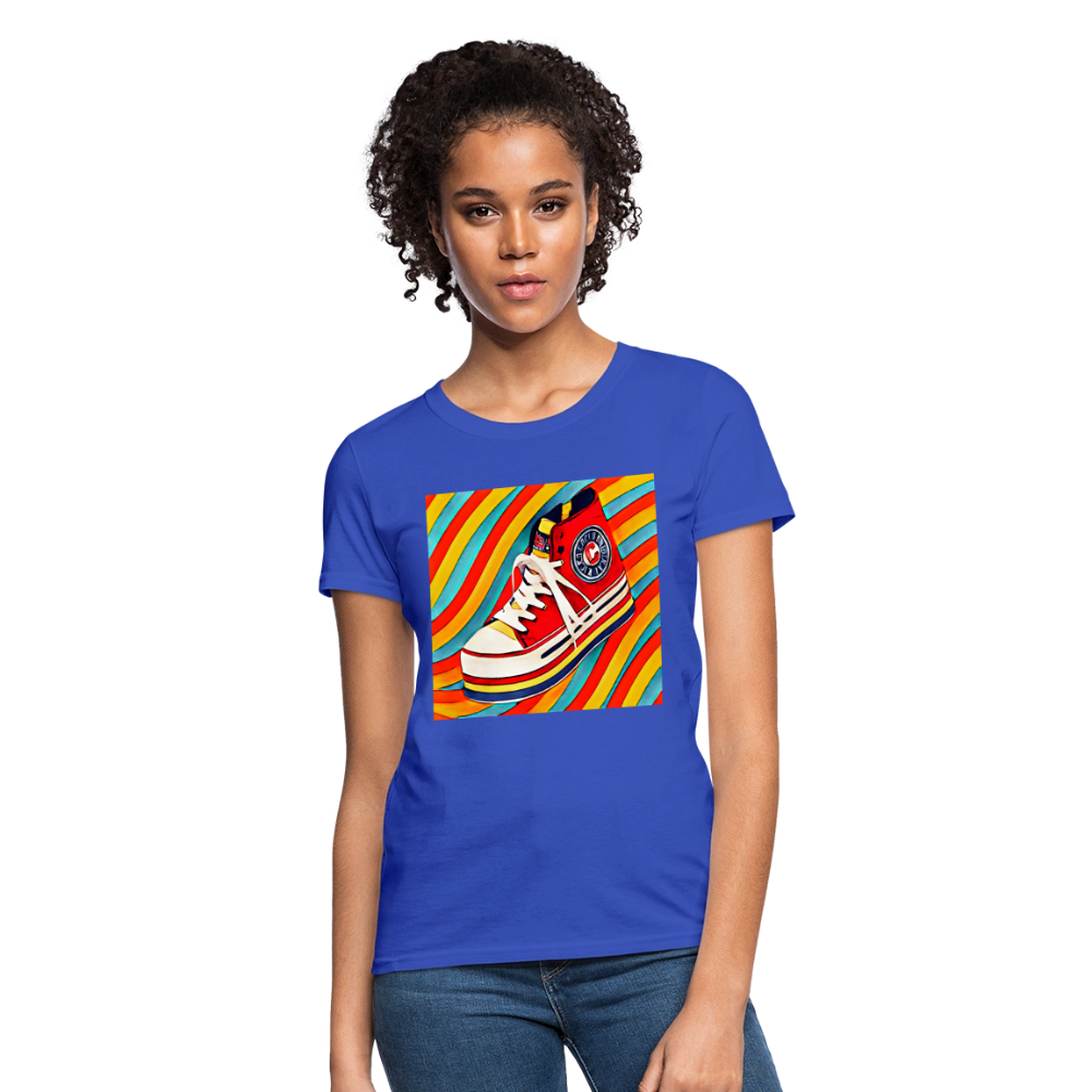 High Top Sneaker - royal blue