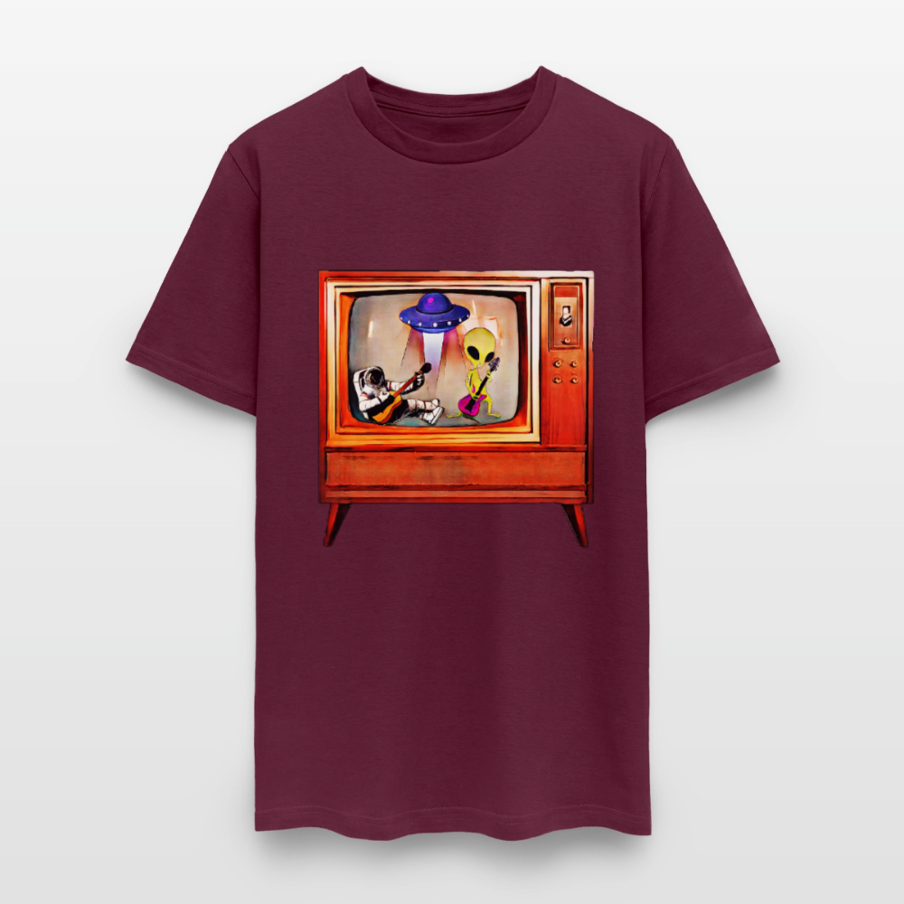 Rocking Astronaut and Alien - burgundy