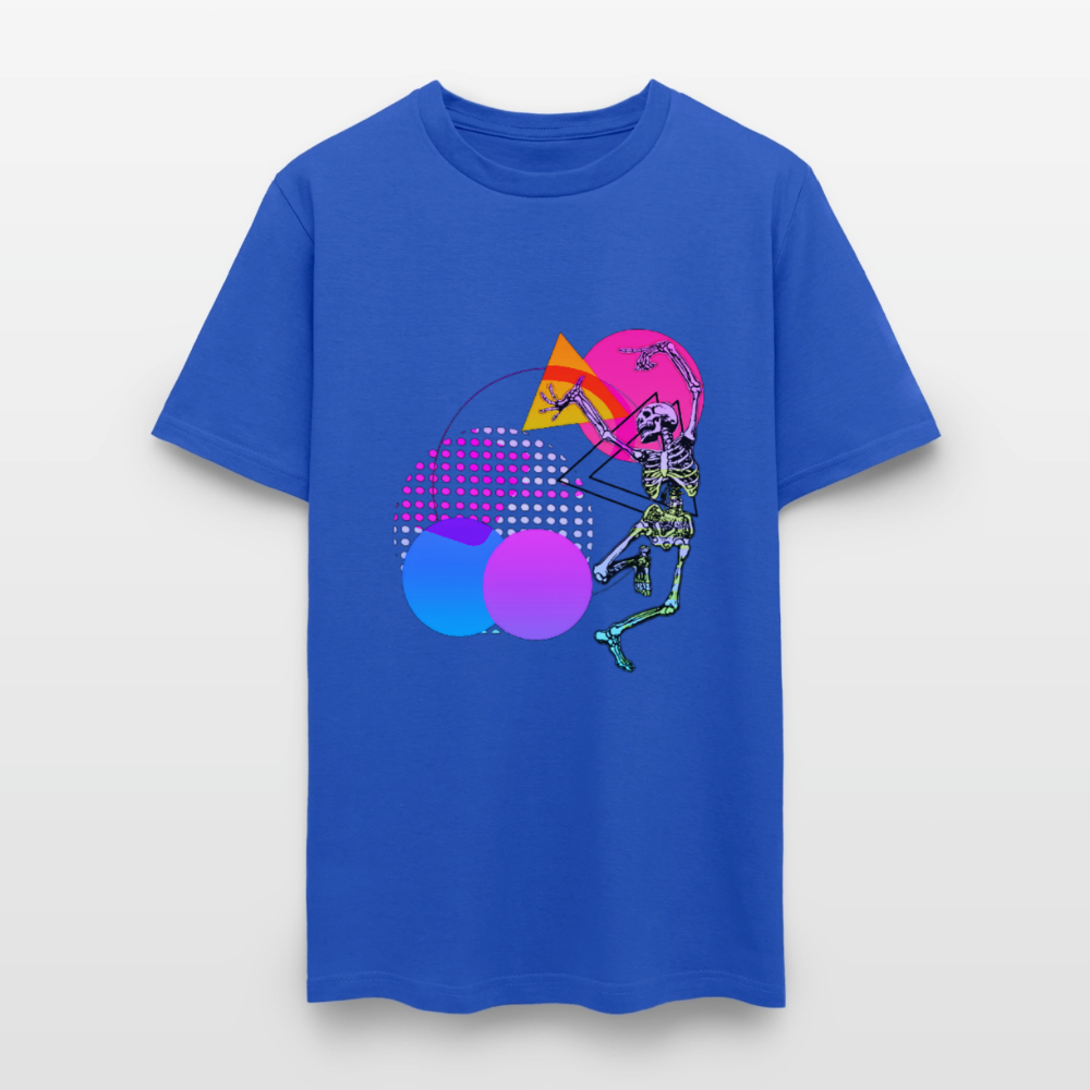 Dancing Skelton - royal blue