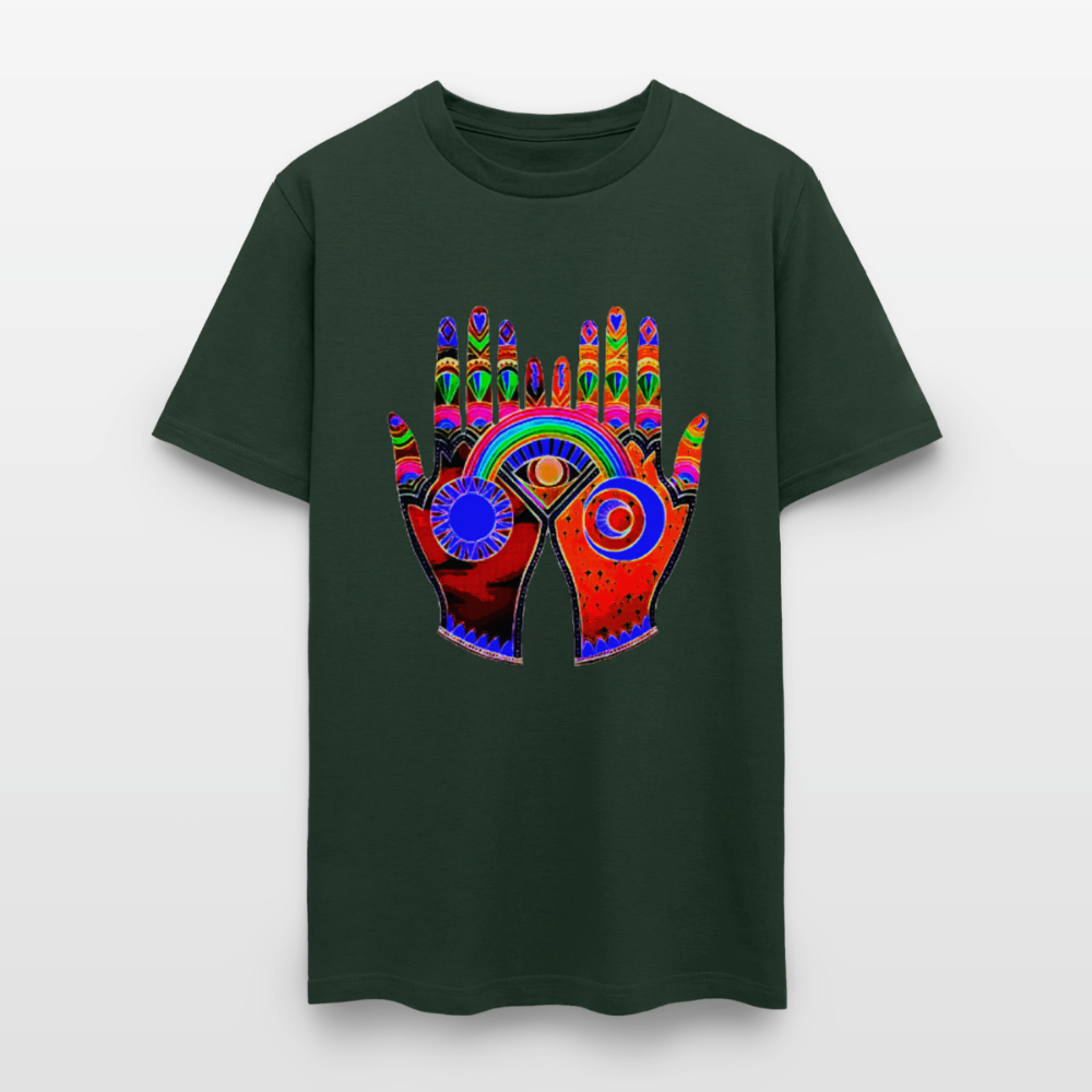 Open Hands - forest green