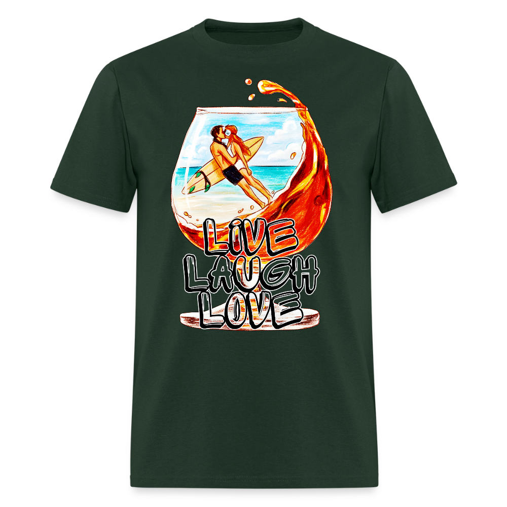 Live, Laugh, Love - forest green