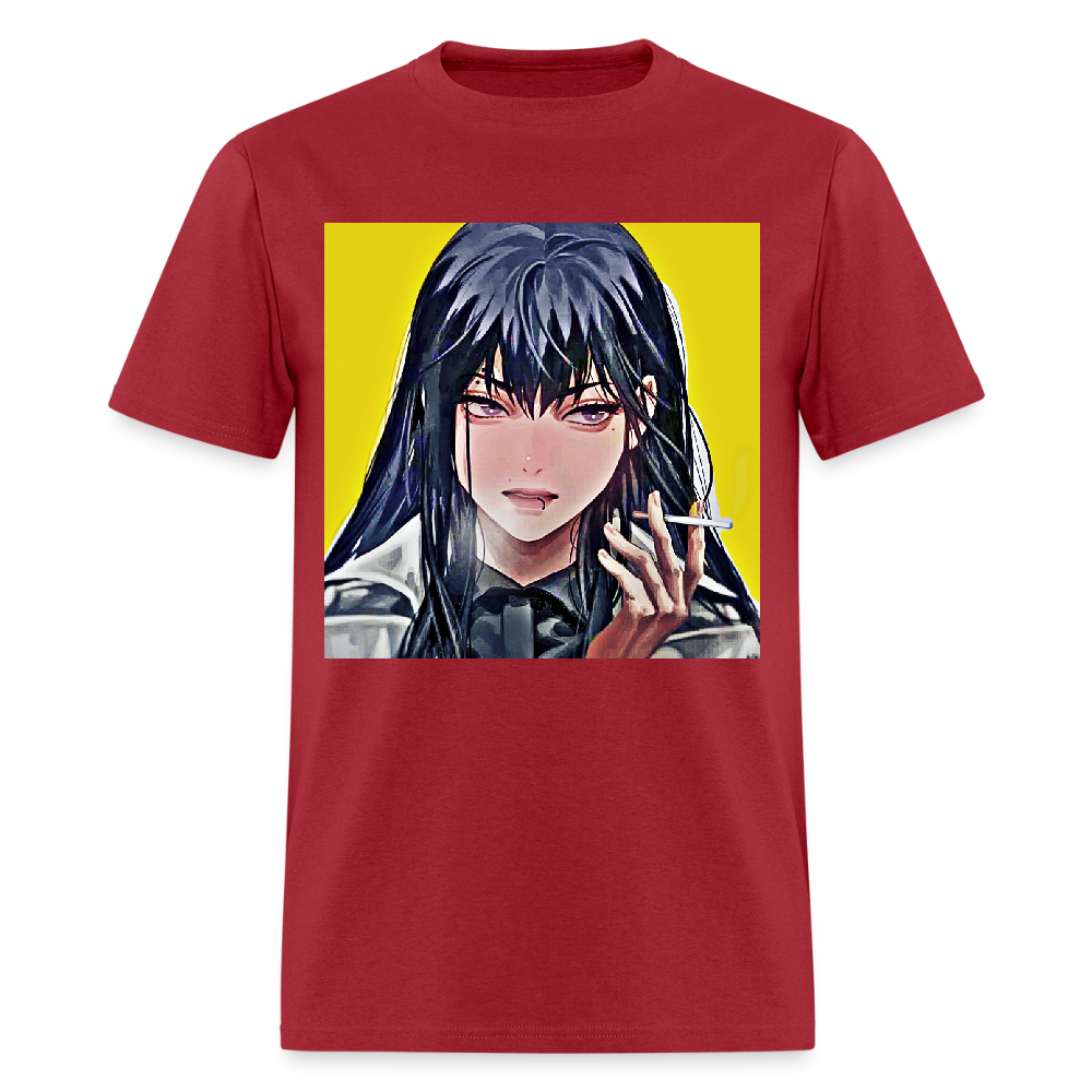 Mysterious Woman - dark red