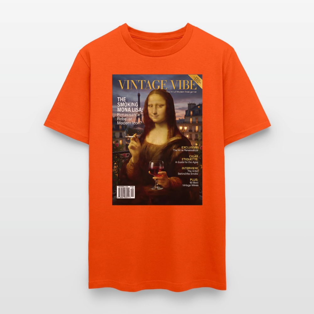A Smoking Mona Lisa - orange