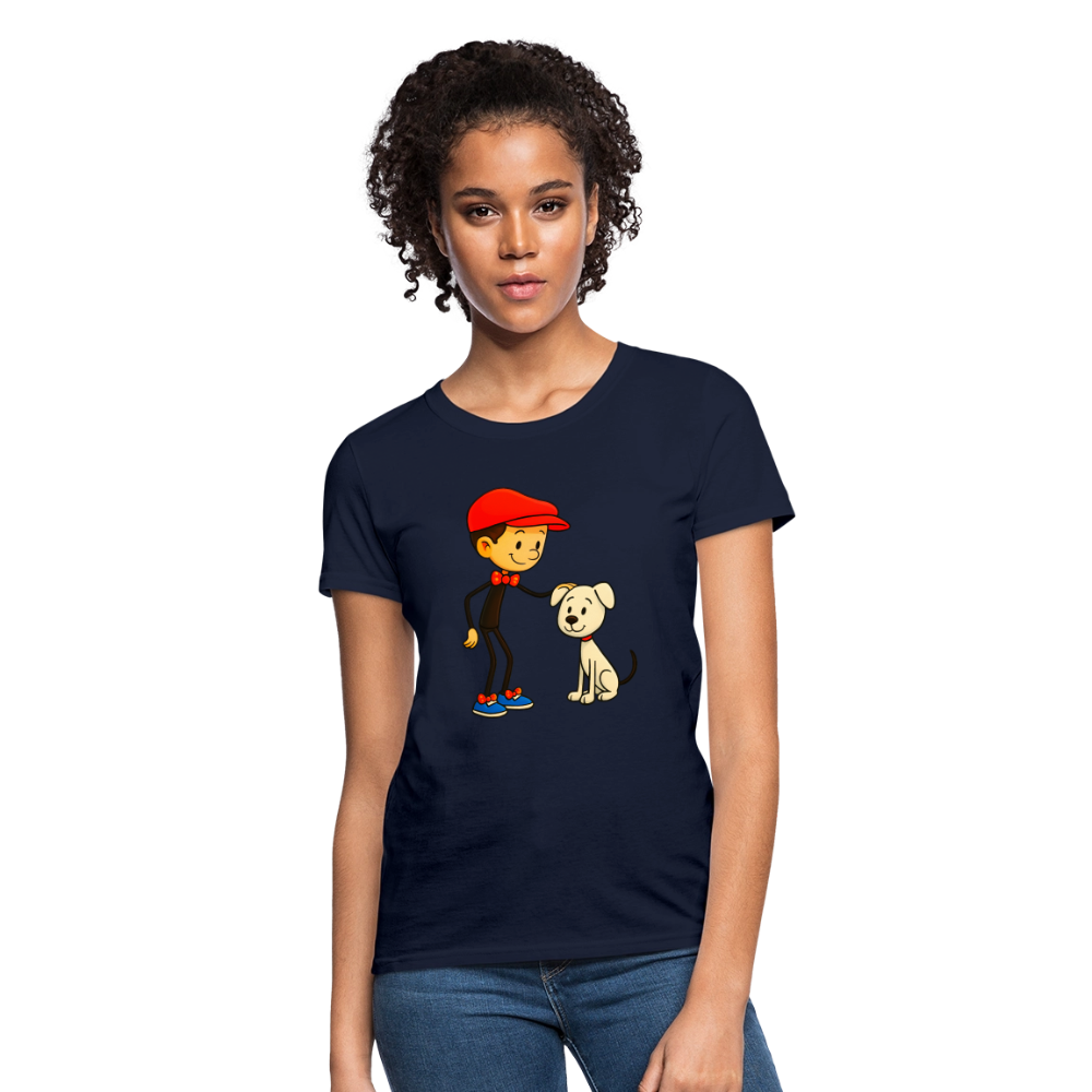 Dog And His Best Friend - navy