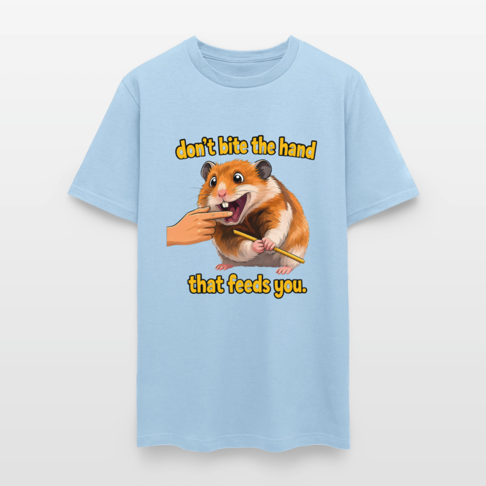 Don't Bite The Hand - powder blue