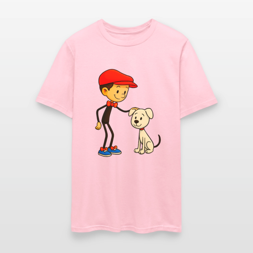 Dog And His Best Friend - pink