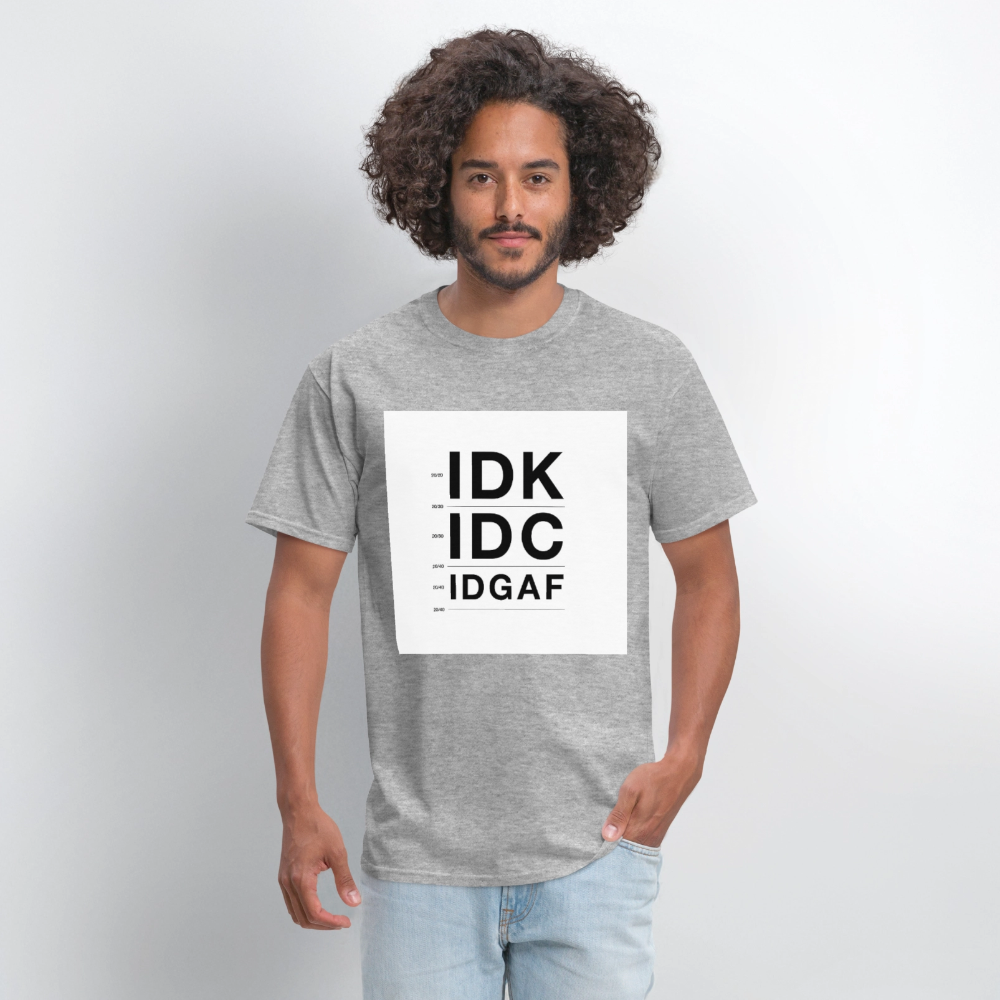 #2 IDK - heather gray