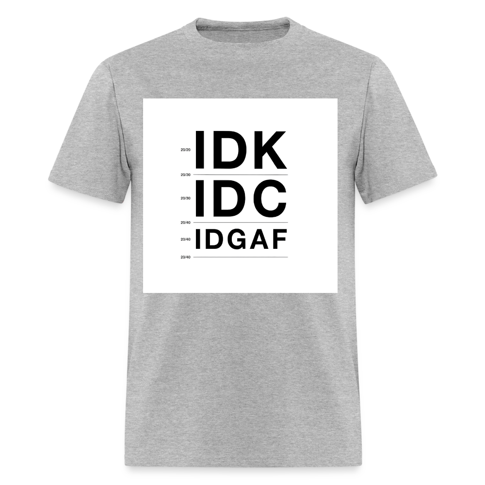#2 IDK - heather gray