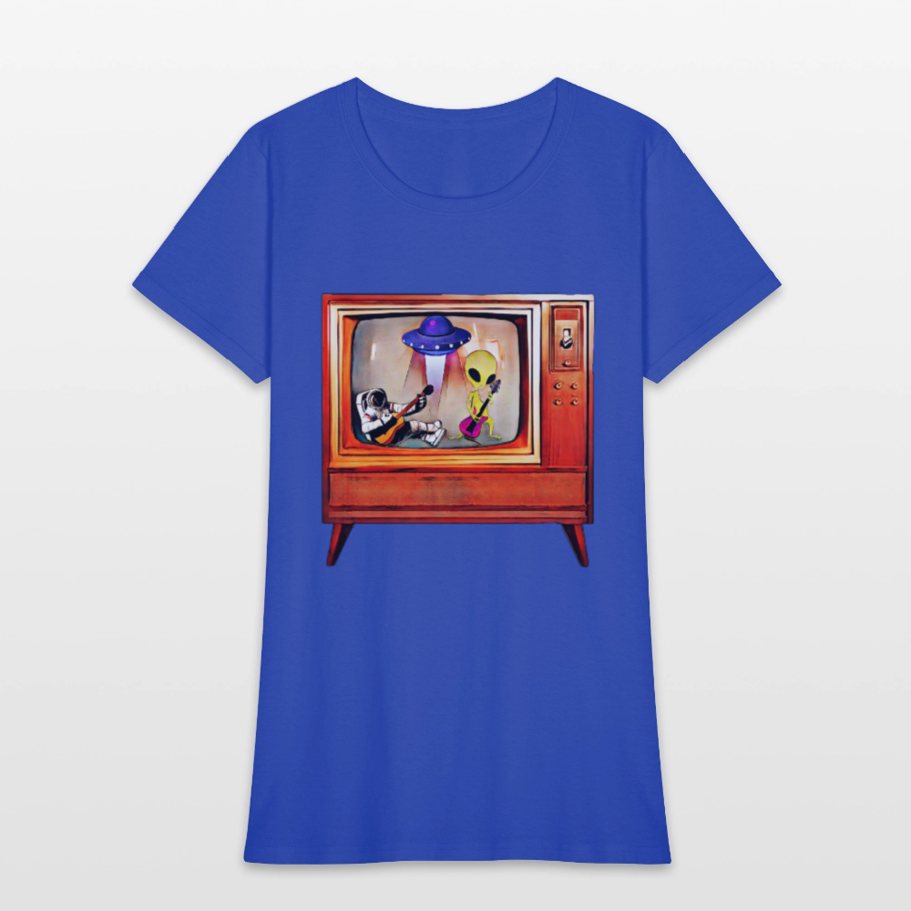 Rocking Astronaut and Alien - royal blue