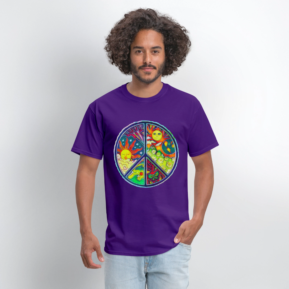 Peace - purple