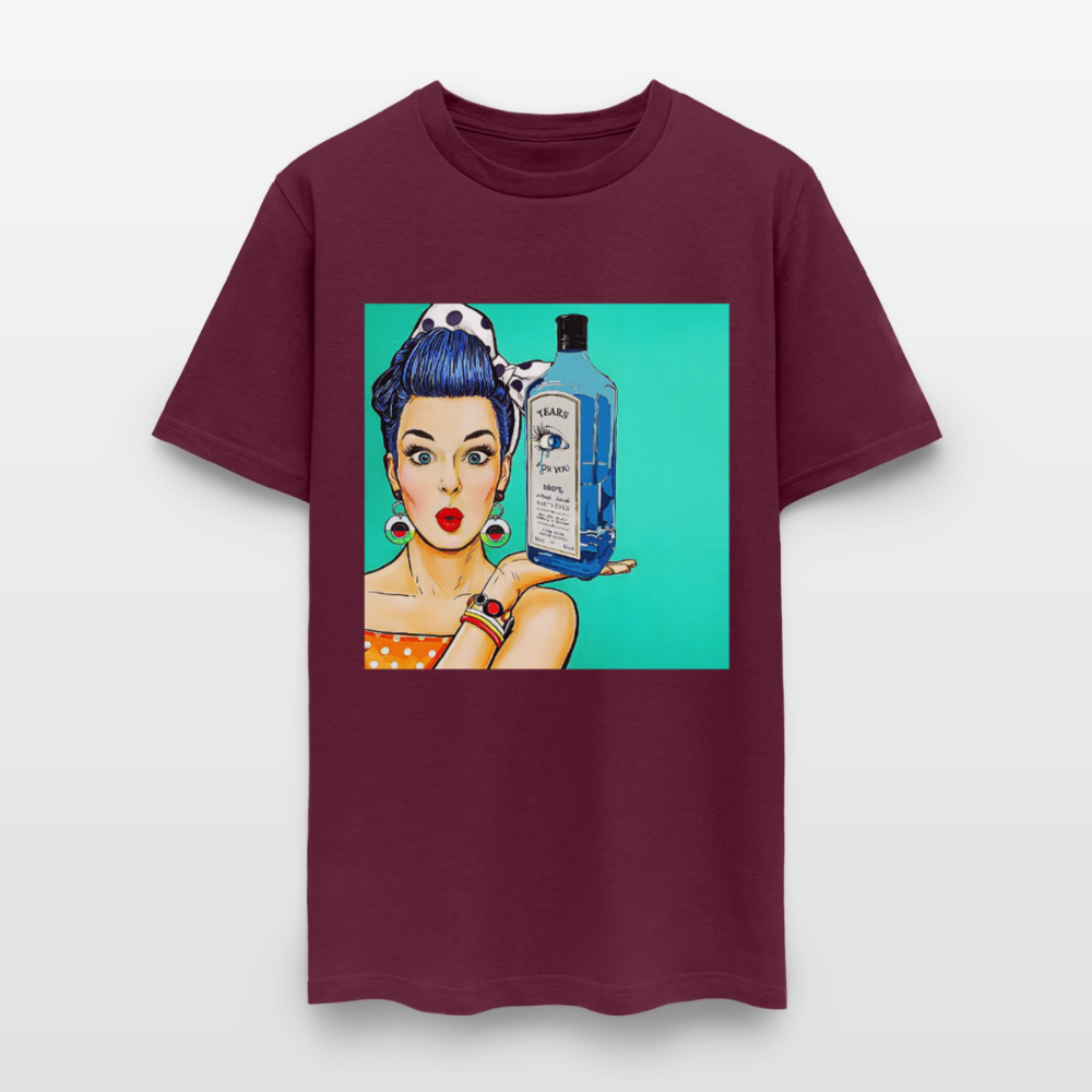 Retro Woman - burgundy