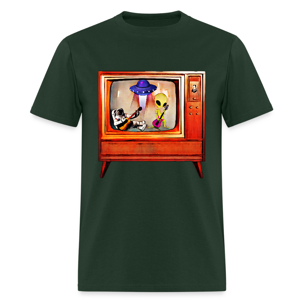 Rocking Astronaut and Alien - forest green