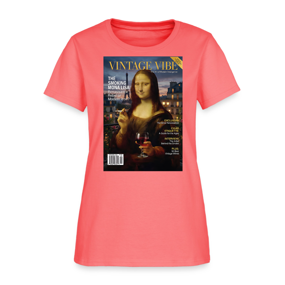 A Smoking Mona Lisa - coral