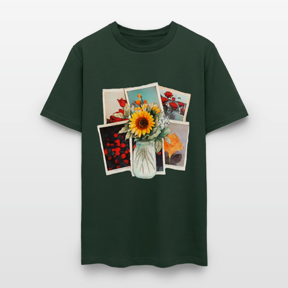 Flowers - forest green