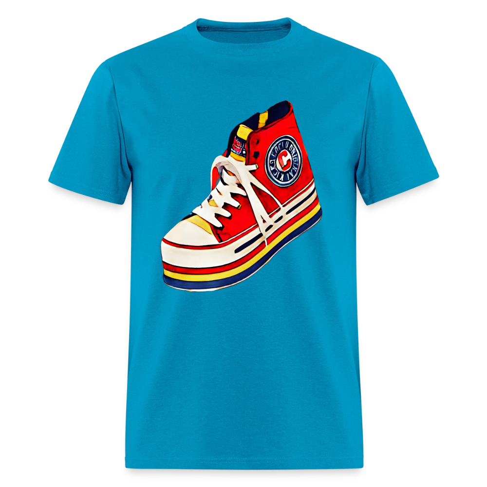 High Top Sneaker - turquoise