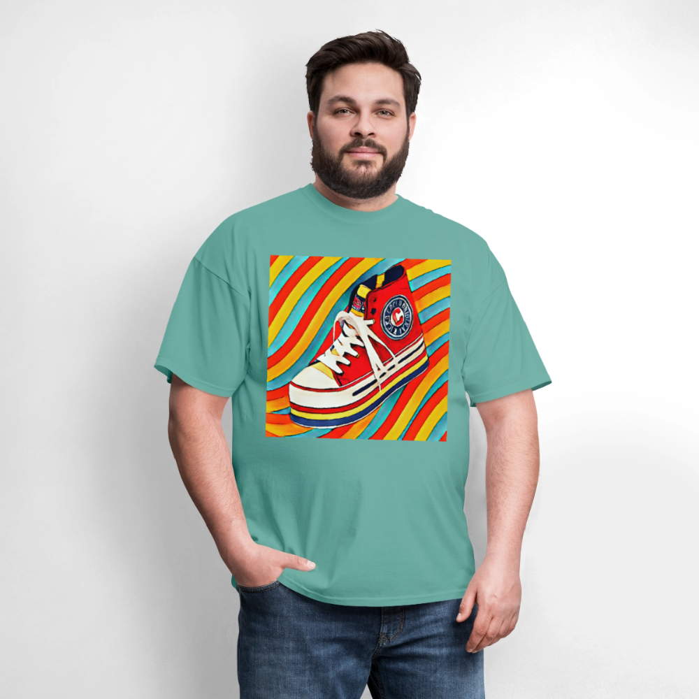 High Top Sneaker - aquatic