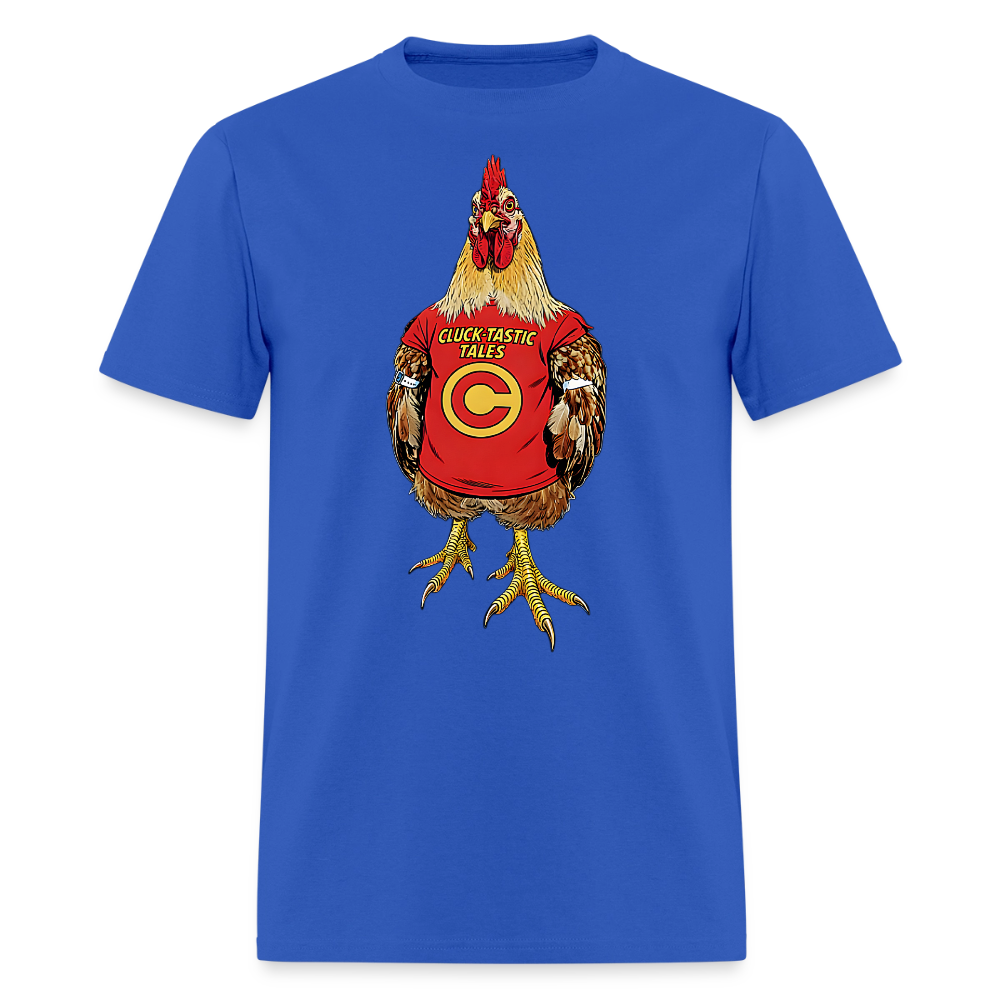 Cluck- Tastic - royal blue