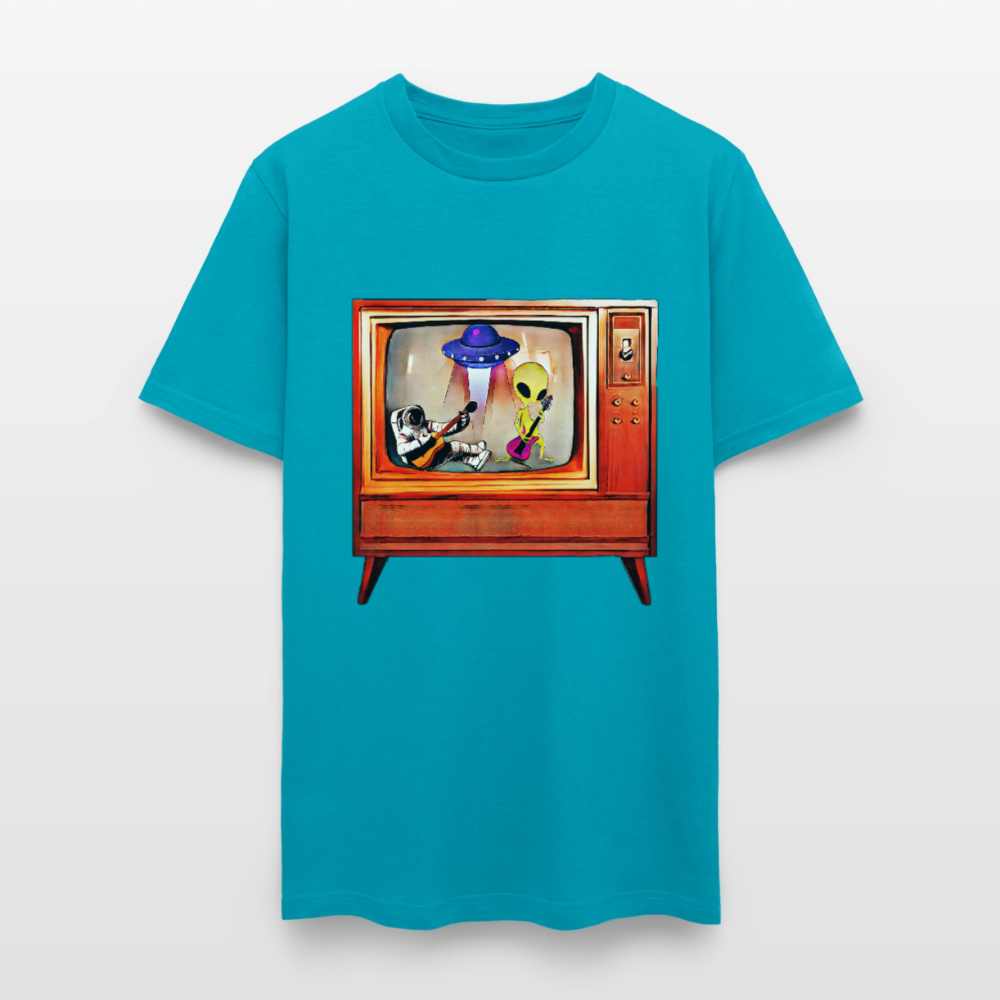 Rocking Astronaut and Alien - turquoise