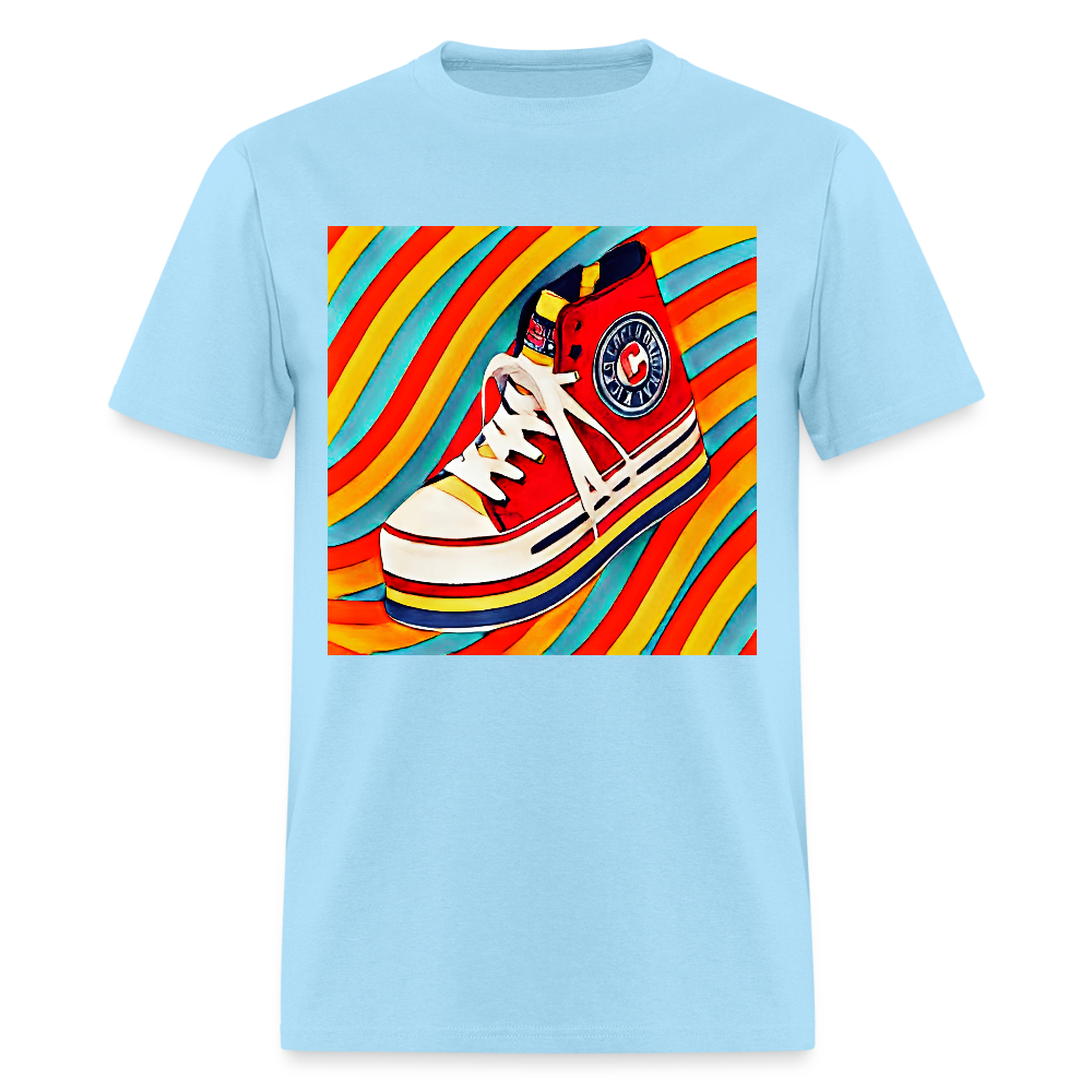 High Top Sneaker - powder blue